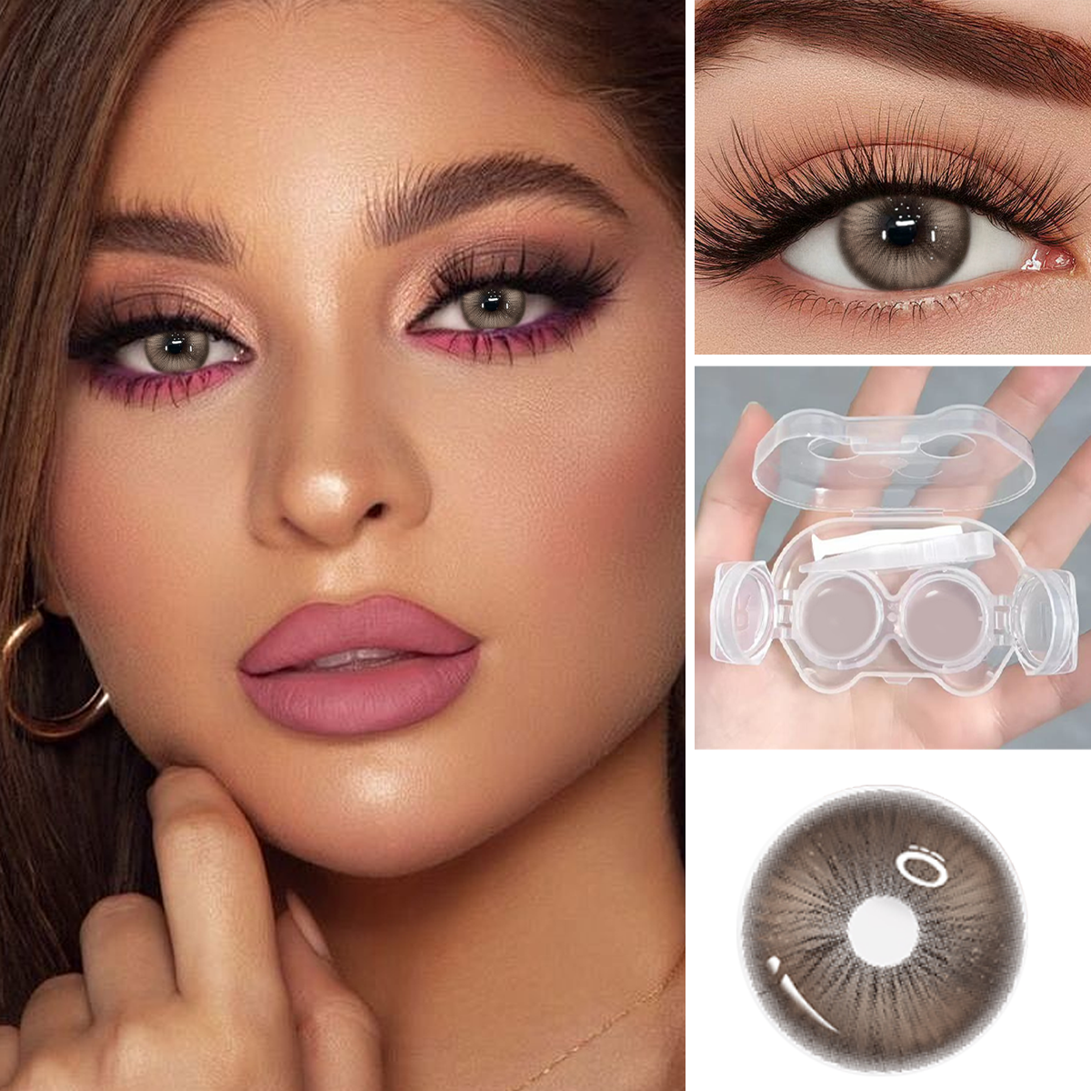 Ash Brown 6-Month Colored Contacts