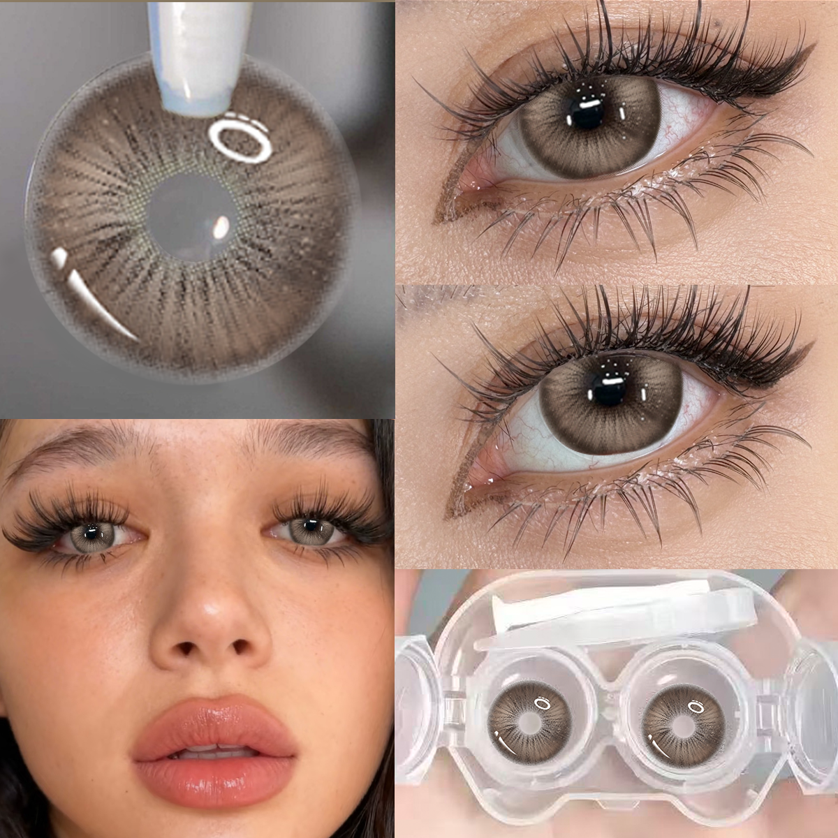 Ash Brown 6-Month Colored Contacts