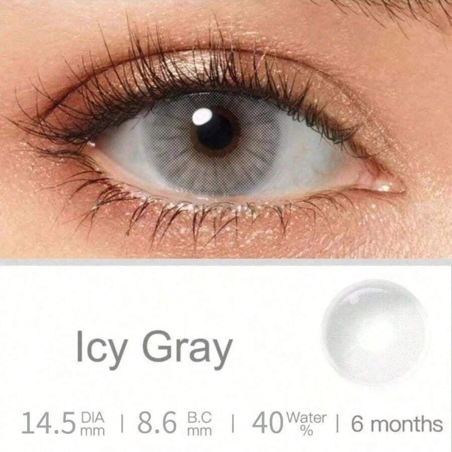 Frosted Mist Gray 6-Month Colored Contacts