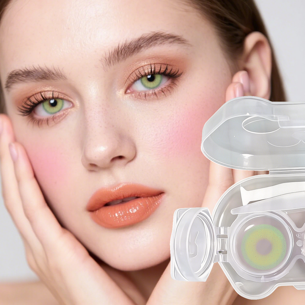 Lime Glow Yearly Colored Contacts