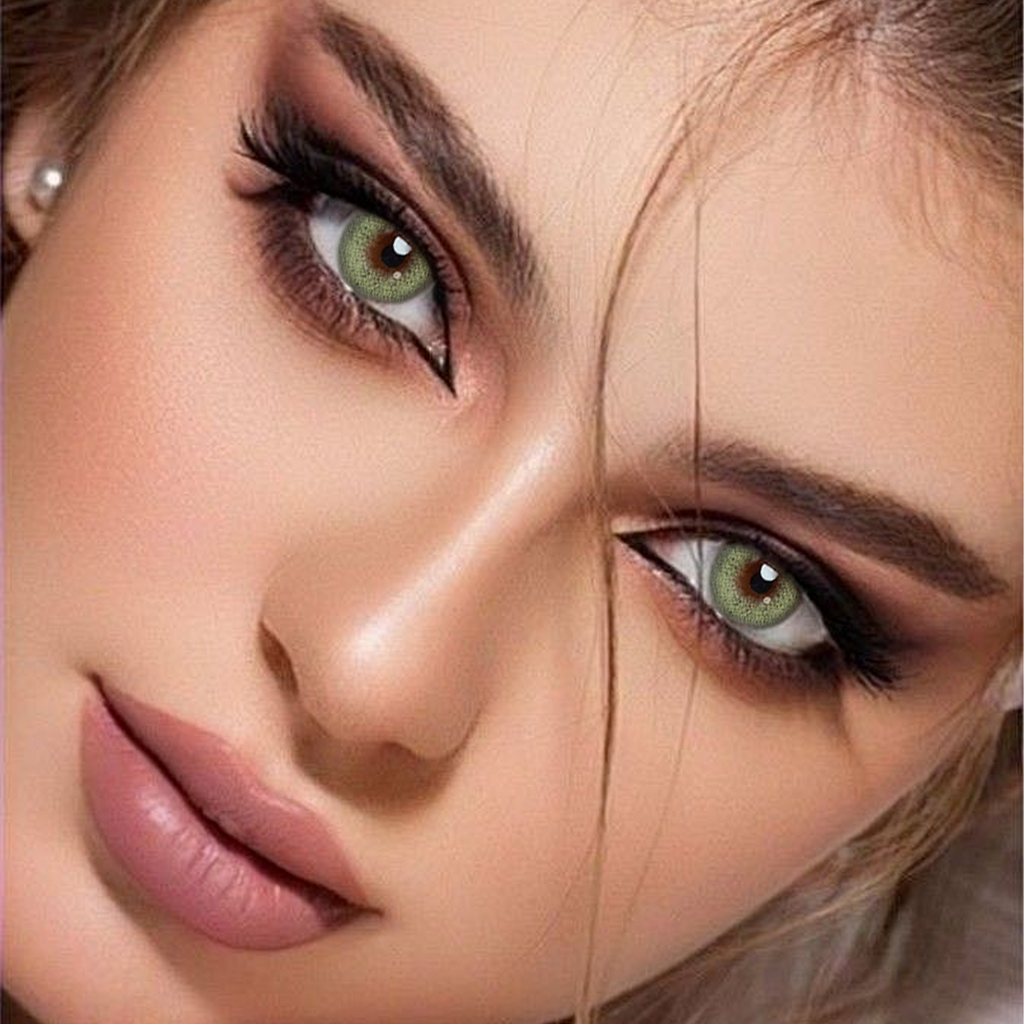 Lime Veil Green Yearly Colored Contacts