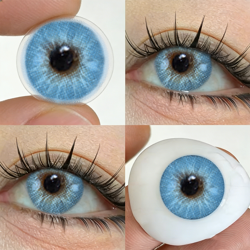 Ocean Glow Blue 6-Month Colored Contacts
