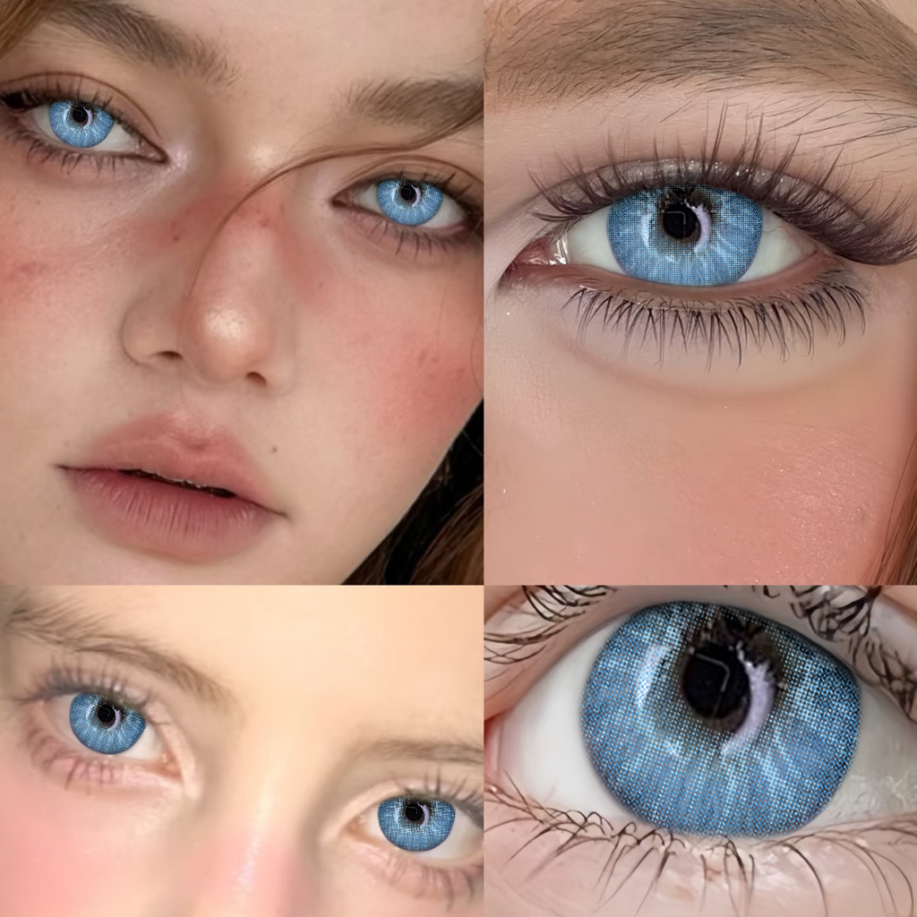 Ocean Glow Blue 6-Month Colored Contacts