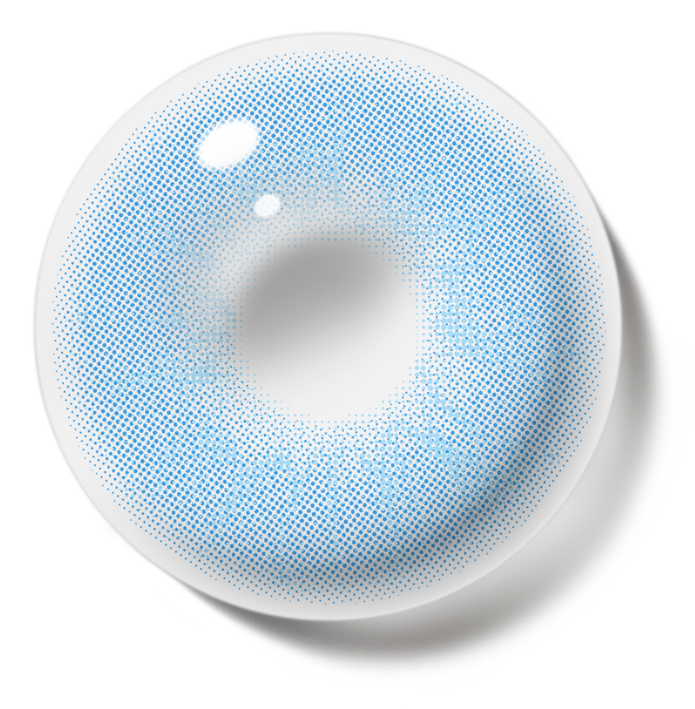 Ocean Glow Blue 6-Month Colored Contacts