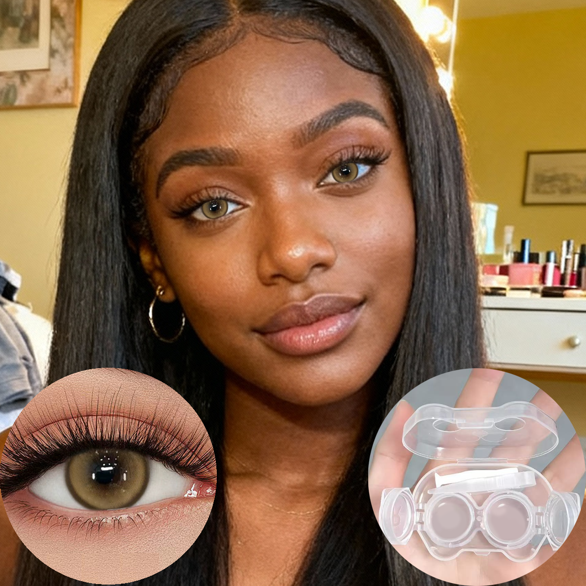 Olive Mocha 6-Month Colored Contacts