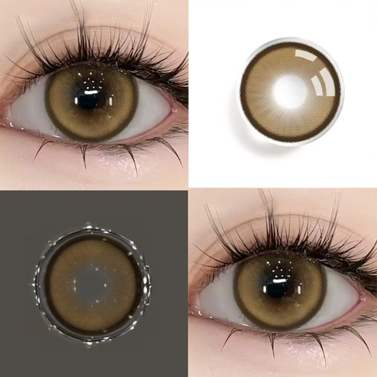 Olive Mocha 6-Month Colored Contacts