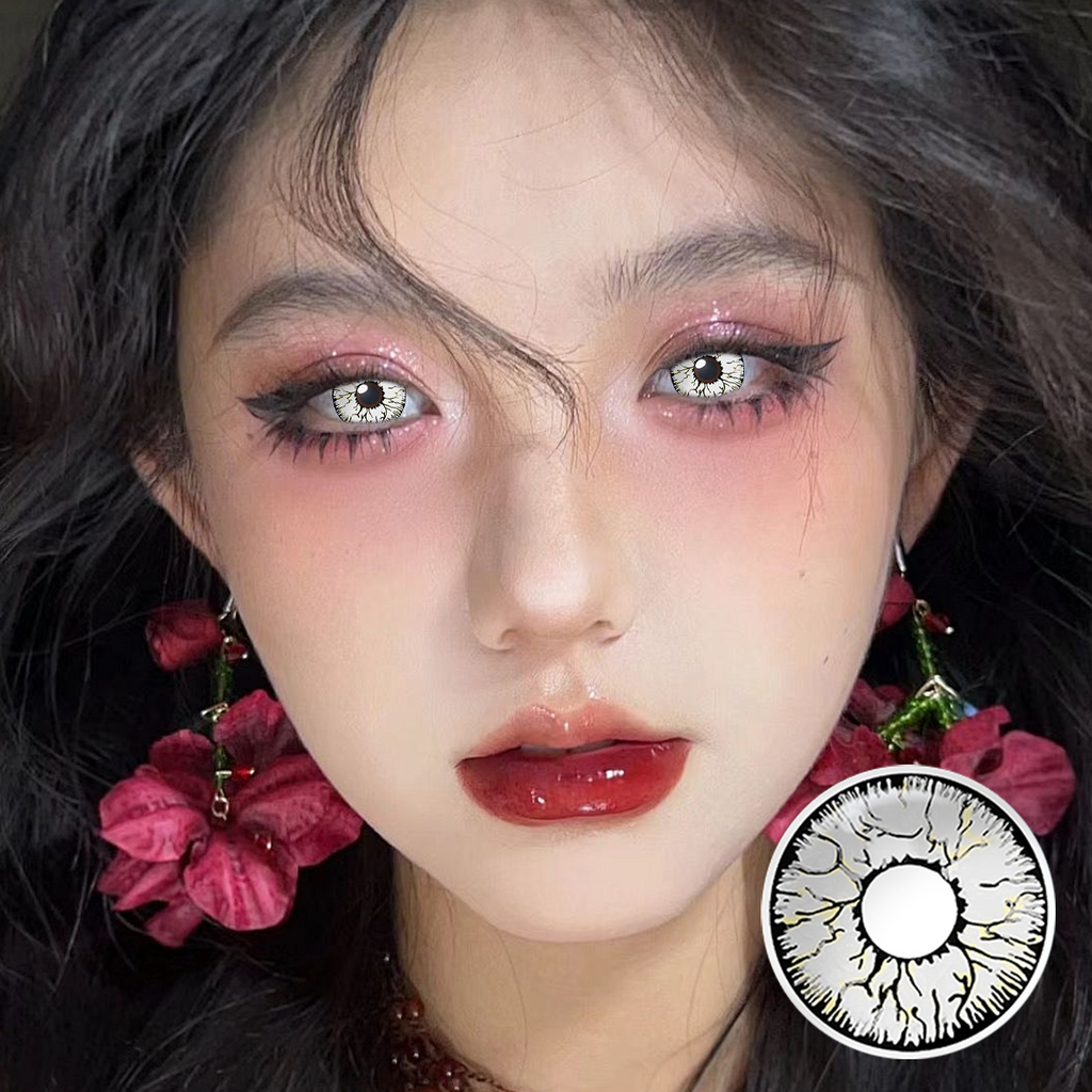 Phantom Vein White 6-Month Colored Contacts