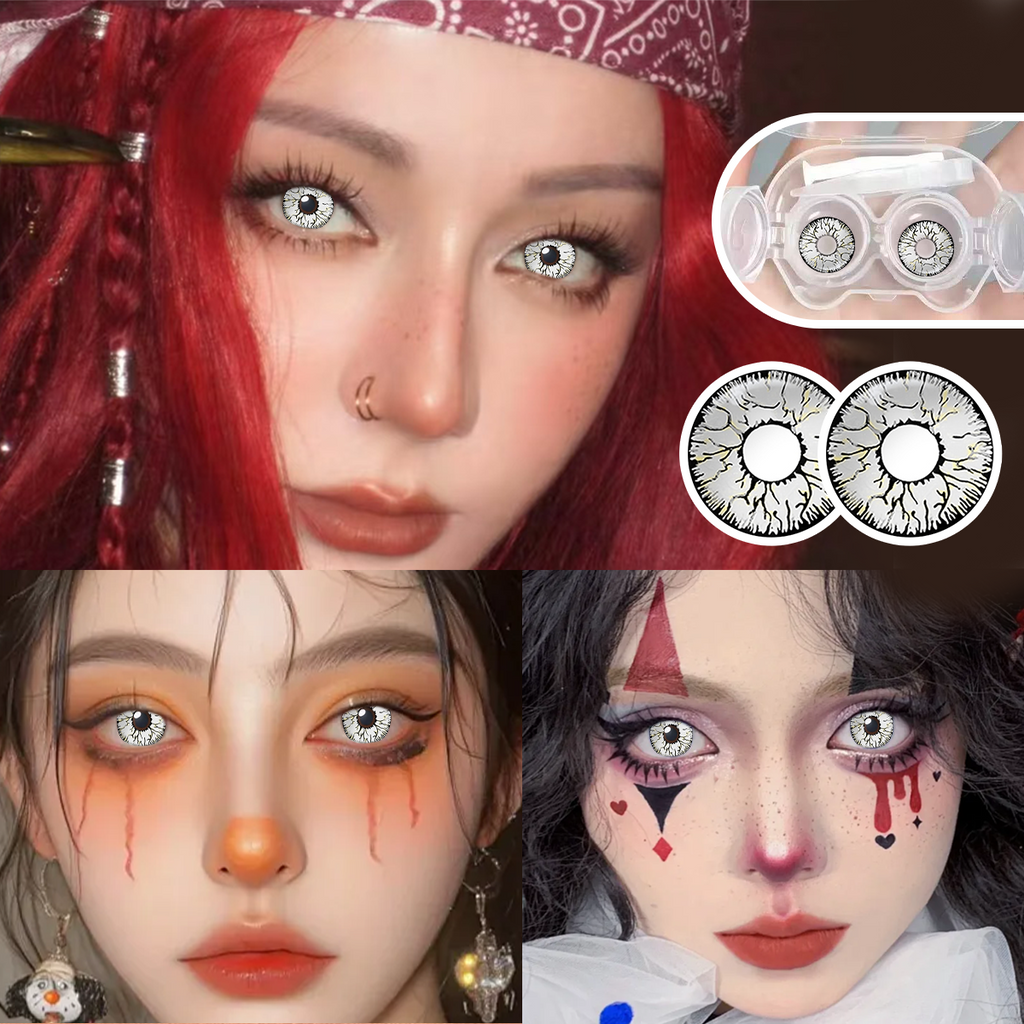 Phantom Vein White 6-Month Colored Contacts
