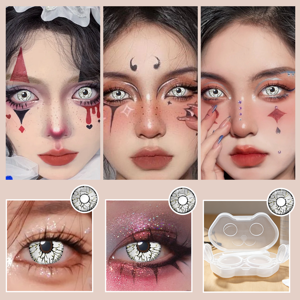 Phantom Vein White 6-Month Colored Contacts