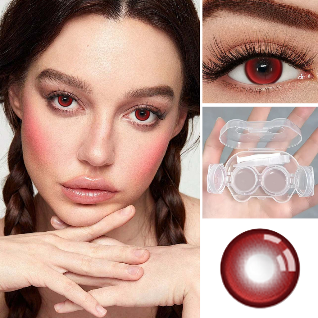 Ruby Halo Red 6-Month Colored Contacts