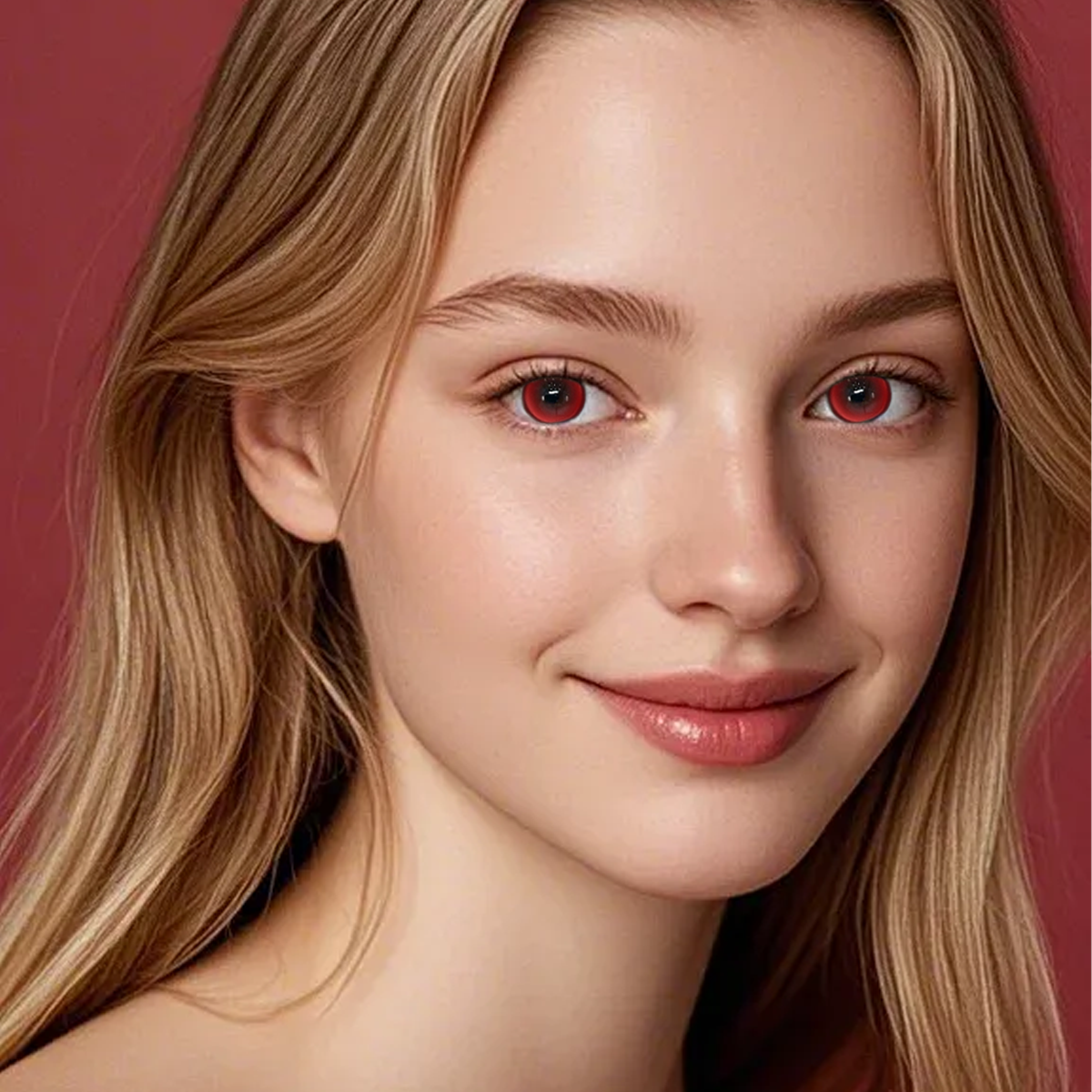 Ruby Halo Red 6-Month Colored Contacts