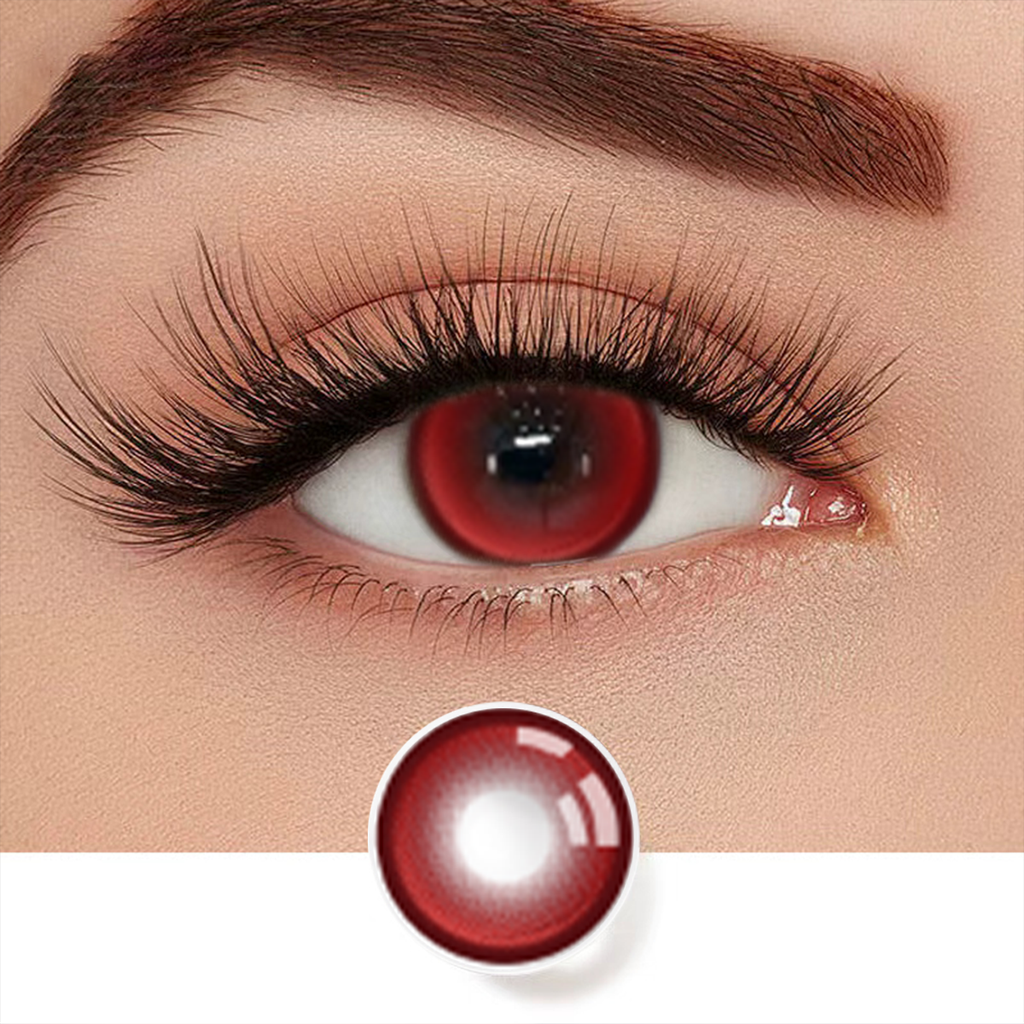 Ruby Halo Red 6-Month Colored Contacts