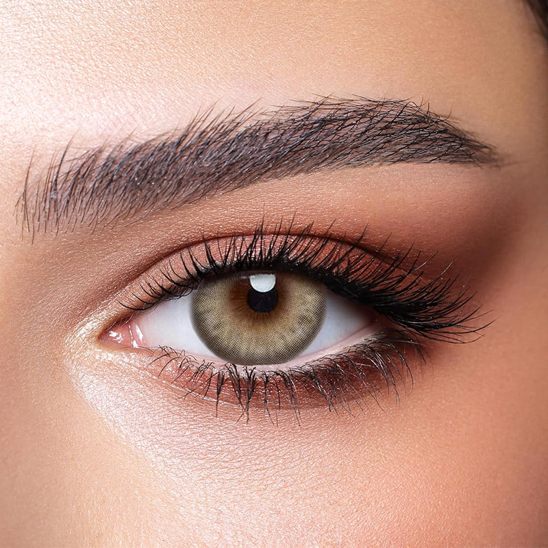 Velvet Olive Hazel 6-Month Colored Contacts