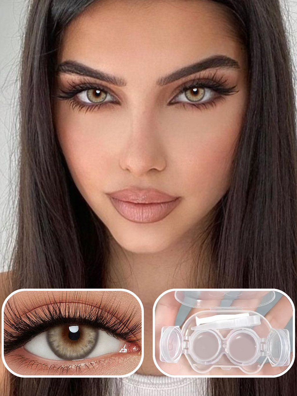 Velvet Olive Hazel 6-Month Colored Contacts