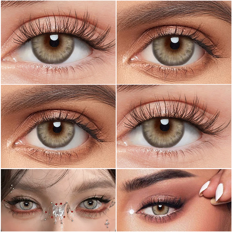 Velvet Olive Hazel 6-Month Colored Contacts