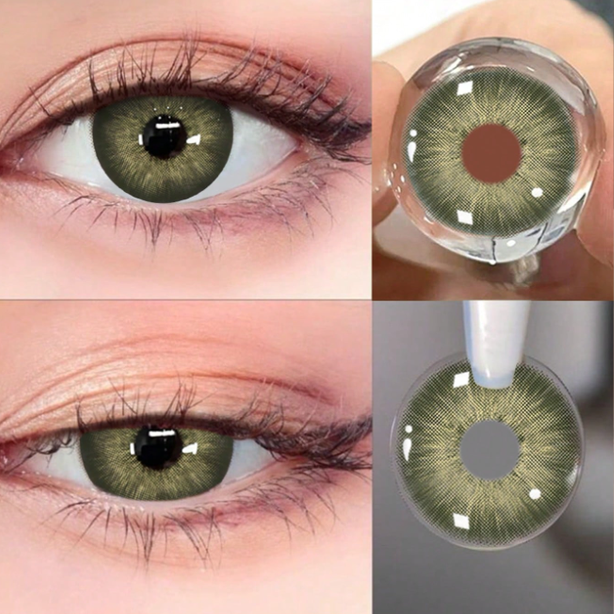 Sage Mist Green Yearly Colored Contacts