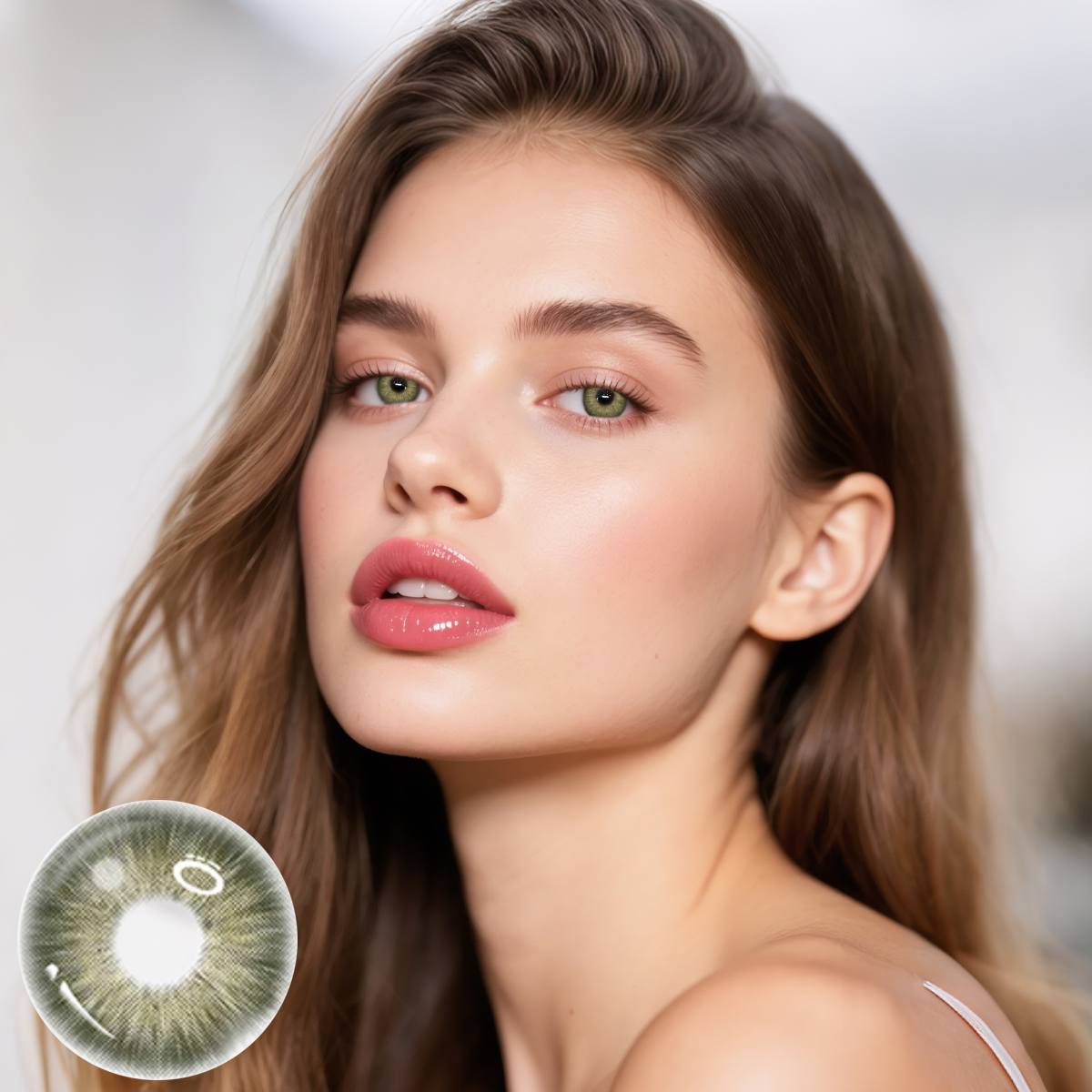 Sage Mist Green Yearly Colored Contacts