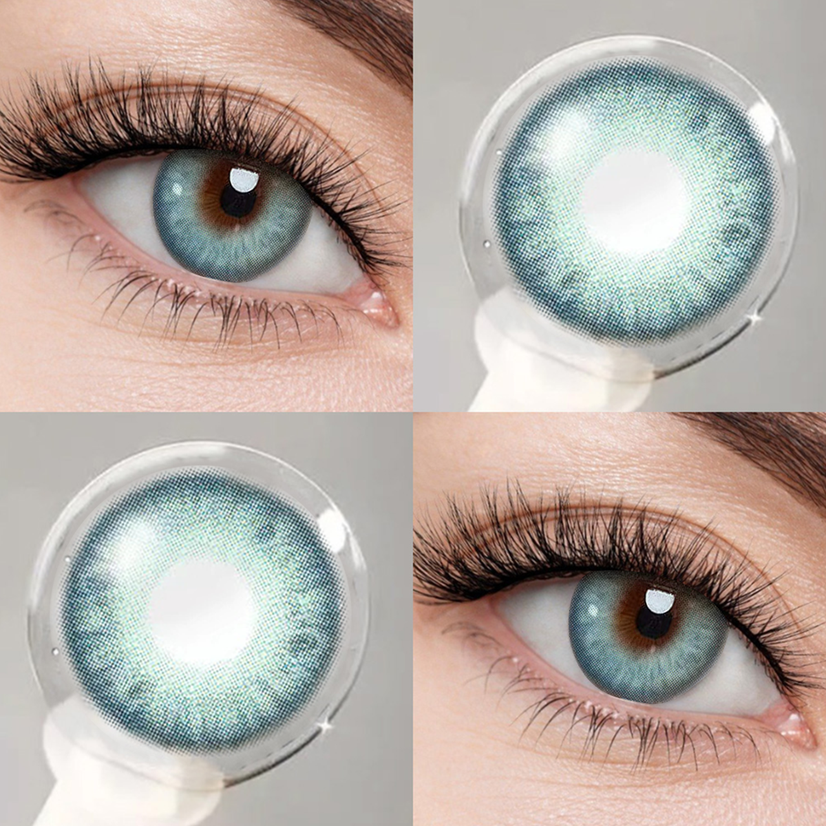 Arctic Halo Blue 6-Month Colored Contacts