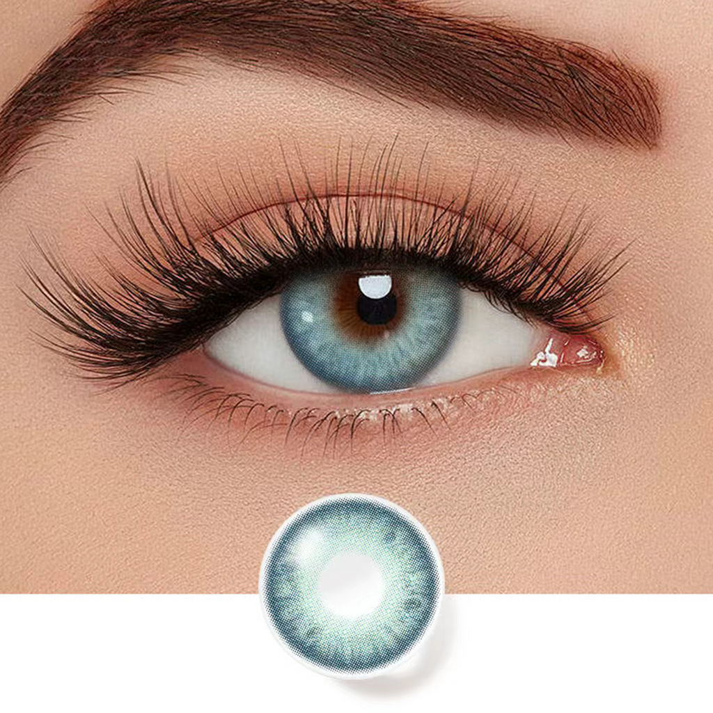 Arctic Halo Blue 6-Month Colored Contacts