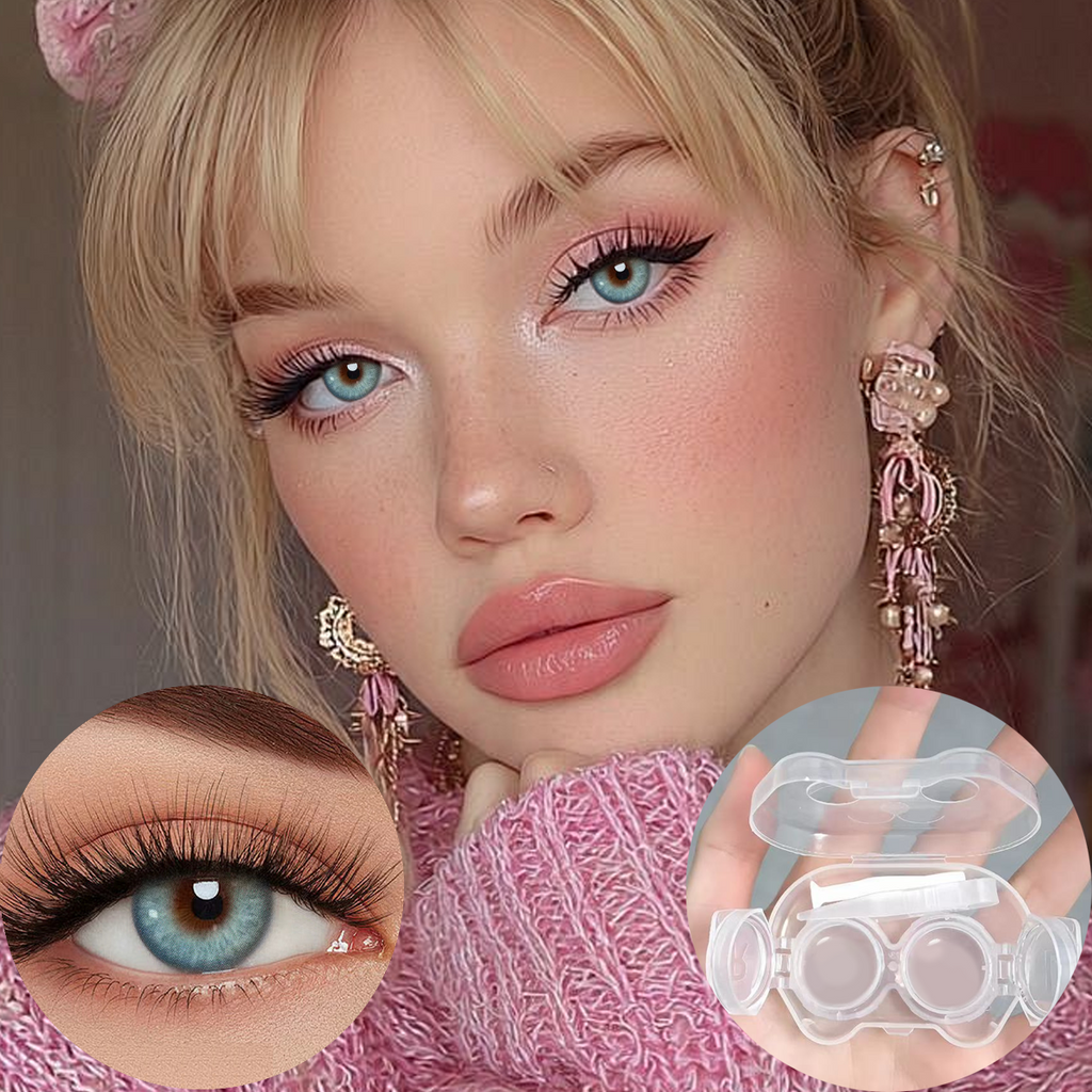 Arctic Halo Blue 6-Month Colored Contacts
