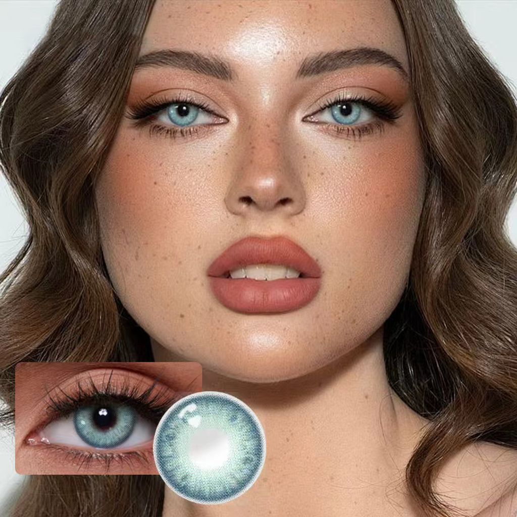 Arctic Halo Blue 6-Month Colored Contacts